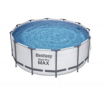 Каркасный бассейн Steel Pro Max 366х122см, 10250л, фил.-насос 2006л/ч, лестница, тент, Bestway, 56420 BW