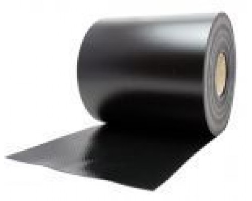Пленка ПВХ для бассейна Haogenplast Antislip Black / чёрная, разметка для дорожек 0,25х25 м (9902)