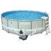 Каркасный бассейн Ultra Frame, 549х132см, 26423л, песочн.фил-насос, лестница, тент, подстилка, Intex, 28332