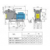 Насос с префильтром  13,9 м3/ч Calpeda MPCM 31/A 0,75 кВт 220 В