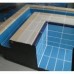Плитка борд. с поручнем и водостоком AquaViva кобальт+голубой 240х115x30mm (YC3-1AU)