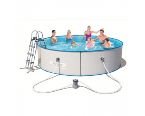 Стальной бассейн Hydrium Splasher Pool Set 360х90см, 8648л, фил.-насос 2006л/ч, лестница, Bestway, 56377 BW