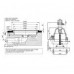 Комплект закладных деталей Hugo Lahme (закладная гейзера и кнопки пневмопуска) (8500050)