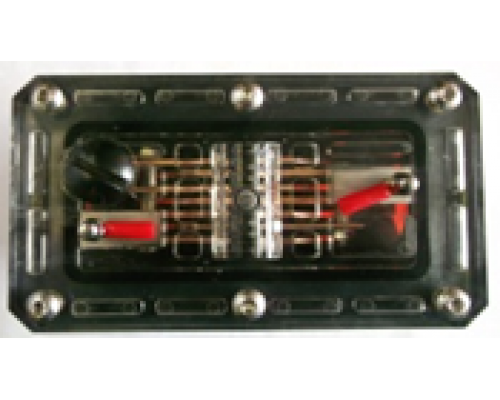 Электрод меди/серебра MINI  Combi (3пластины x Ag; 4пластины x Cu) в корпусе