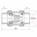 Обратный клапан ПВХ  Ø  75 1,0 Мпа