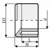 Втулка ПВХ 1,0 МПа d_160* 90