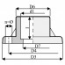 Фланцевое соединение ПВХ 1,0 МПа d_250, UTF01250