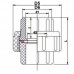 Муфта разъемная ПВХ 1,0 МПа d_ 25