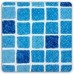 Пленка ПВХ для бассейна Elbe Classiс Mosaic blue Antislip / Синяя мозаика 1,65х10 м (2000790 / 1123/01)