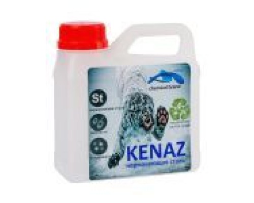 Жидкое средство для очистки поверхностей из нержавеющей стали Kenaz "Нержавеющая сталь" 0,8 л (K23237)