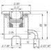 Гидромассажная форсунка 8 мЗ/ч Аквасектор Мини из нержавеющей стали AISI-316L (АС 06.500/L)