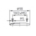 Комплект монтажный для форсунки подключения пылесоса Hugo Lahme (3945500)