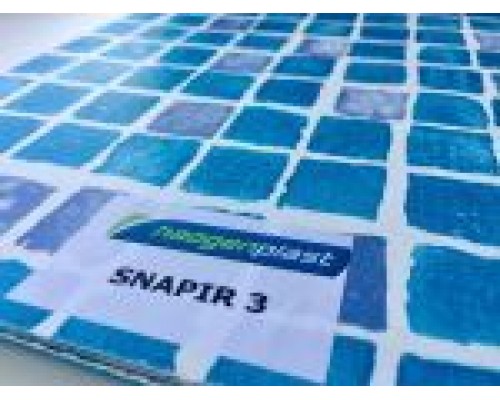 Пленка ПВХ для бассейна Haogenplast Snapir 3 (синяя мозаика) 1,65х25м