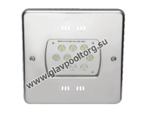 Прожектор Hugo Lahme Power Led 2.0, 270 мм, белый тёплый, 80 Вт, квадратный (40700420)