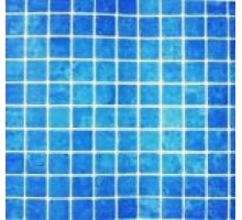 ПВХ пленка для бассейна Flagpool мозаика голубая неразмытая (ширина 1,65 м)