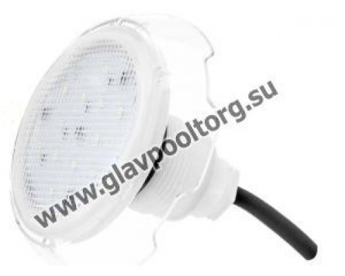 Прожектор для бассейна SeaMAID мини с лампой 12 LED белый, 6 Вт, 540 лм, 7500 К, пластик